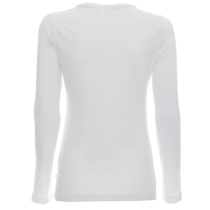 Koszulka robocza damska z długim rękawem Promostars K Ladies Voyage 21403, biała.