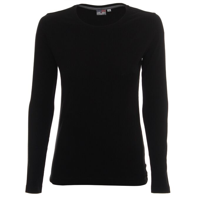 Koszulka robocza damska z długim rękawem Promostars K Ladies Voyage 21403, czarna