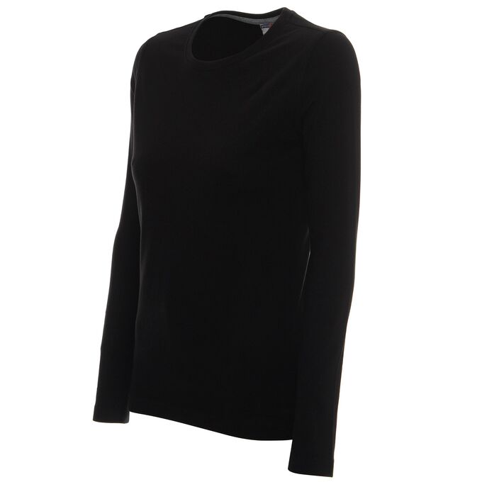 Koszulka robocza damska z długim rękawem Promostars K Ladies Voyage 21403, czarna