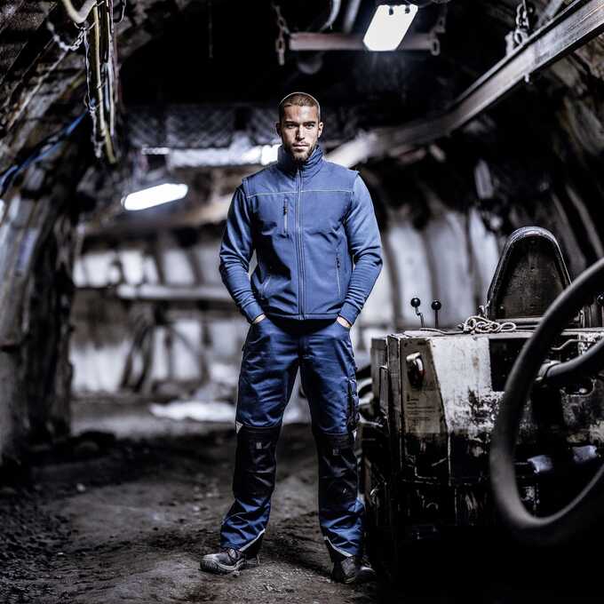 Kamizelka softshell Nitras Motion Tex Light 7161, granatowa