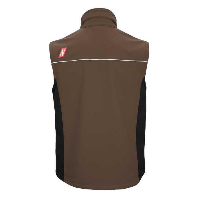 Kamizelka robocza softshell Nitras Motion Tex Light 7167, brązowa