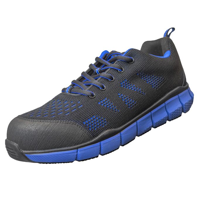 Półbuty robocze Nitras Sonic Step 7440 S1P ESD SRC, czarno-niebieskie