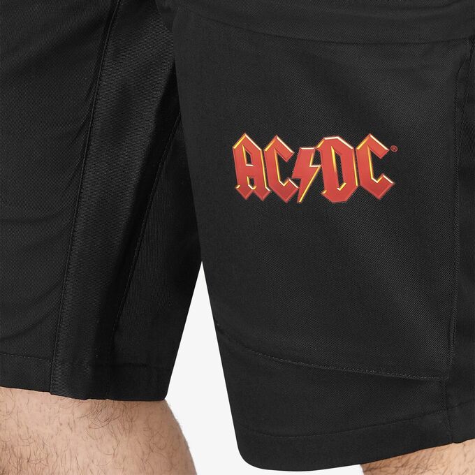 Spodenki robocze AC/DC Safety Jogger ACOAKSHORT, czarne/czerwone