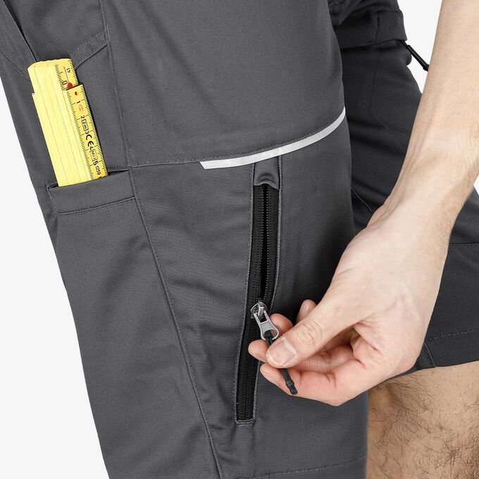 Spodenki robocze Safety Jogger Oak OAKSHORTM, ciemnoszare