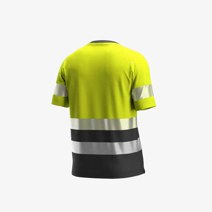 Koszulka ostrzegawcza Safety Jogger Scuti Hi-Viz 011839-334, żółty-ciemnoszary