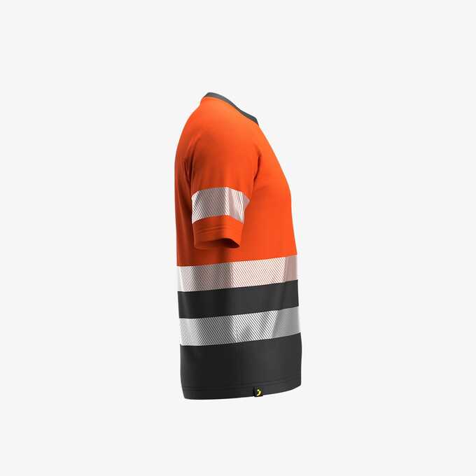 Koszulka robocza ostrzegawcza termoaktywna T-shirt męski Safety Jogger SCUTI 011953, pomarańczowo-ciemnoszara