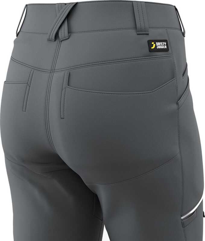 Spodnie robocze damskie Safety Jogger Mekong MEKSTROW, szare