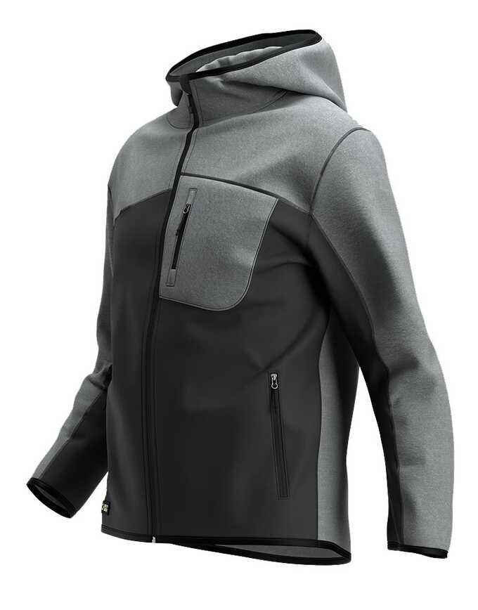 Bluza robocza z kapturem Safety Jogger Oak OAKHOODM, ciemnoszara/jasnoszara