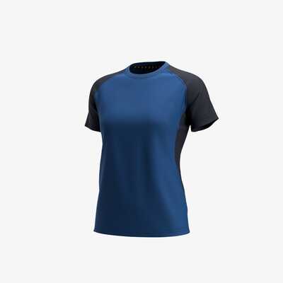 Koszulka robocza termoaktywna T-shirt damski Safety Jogger OAK.011836, jasnoniebiesko-granatowa