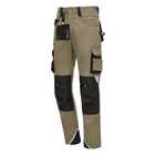 Spodnie robocze Nitras Motion Tex Pro FX 7715, khaki/czarne