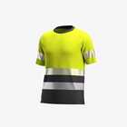 Koszulka ostrzegawcza Safety Jogger Scuti Hi-Viz 011839-334, żółty-ciemnoszary