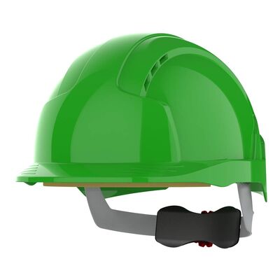 Kask ochronny wentylowany JSP EVOLite AJB170-000-300 z regulacją pokrętłem - zielony