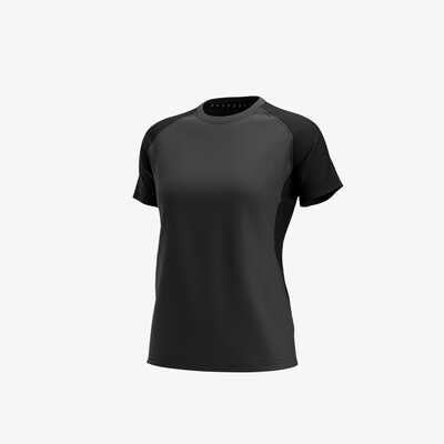 Koszulka robocza termoaktywna T-shirt damski Safety Jogger OAK.011952, ciemnoszaro-czarna