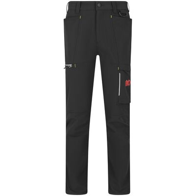 Spodnie robocze AC/DC Safety Jogger ACDENFSTRO, czarne/czerwone