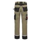 Spodnie robocze Nitras Motion Tex Pro FX 7715, khaki/czarne