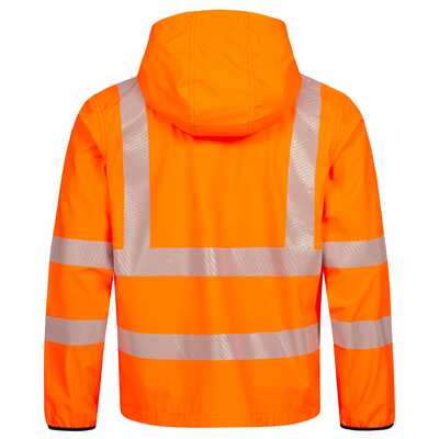 Kurtka robocza wiatrówka Nitras Motion Tex Viz 7196, neonowa pomarańczowa