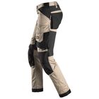 Spodnie robocze Snickers AllroundWork 6341, khaki-czarne