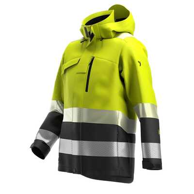 Kurtka zimowa ostrzegawcza Safety Jogger Scuti Hi-Vis SCUHVWJACM-334 011835, żółto-ciemnoszara