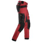 Spodnie robocze Snickers AllroundWork 6241, czerwono-czarne