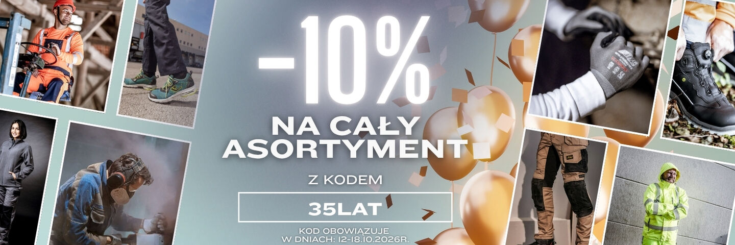 -10% na cały asortyment z kodem: 35LAT