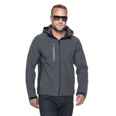 Kurtka robocza męska softshell Promostars Mission 51430, ciemny szary