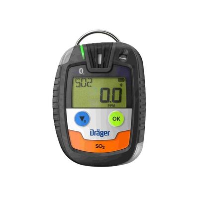Przenośny detektor dwutlenku siarki Drager PAC 6500 SO2, jednogazowy (8326333)