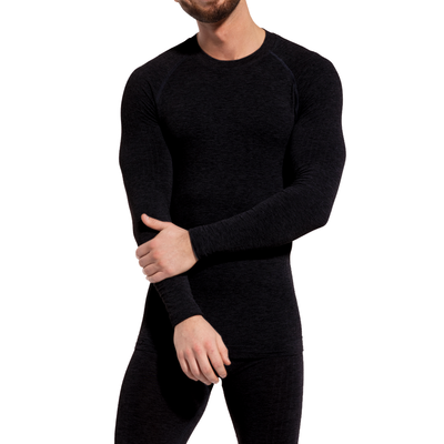 Bluza termoaktywna trudnopalna GA Work FR/AS z długim rękawem, czarna