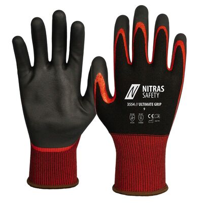 Rękawice robocze montażowe Nitras Ultimate Grip 3554
