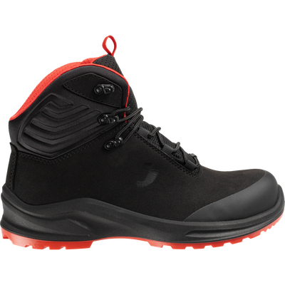 Trzewiki robocze Safety Jogger Modulo S3S MID SR SC ESD CI FO, czarno-czerwone