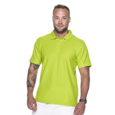 Koszulka polo Promostars Cotton 42250, limonkowa