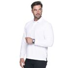 Koszulka polo męska z długim rękawem Promostars Long Cotton 42350, biała