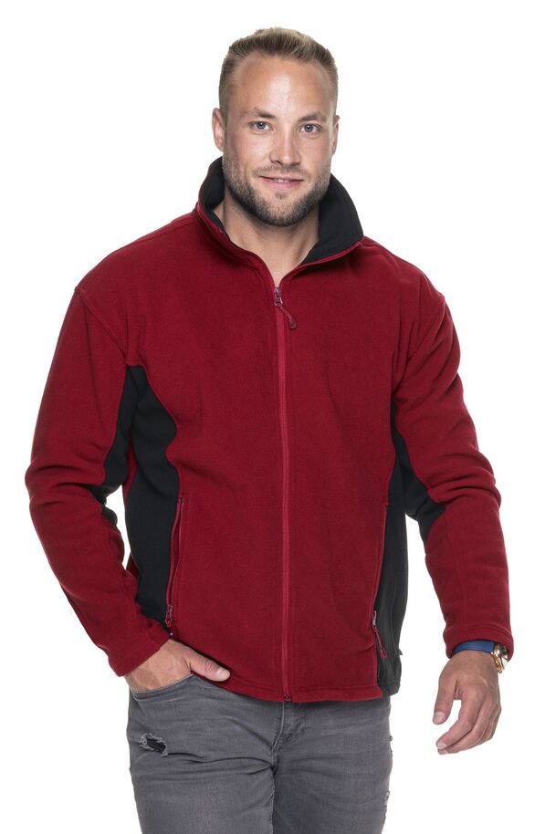 Bluza robocza Promostars Swing 68001, ciemnoczerwono-czarna