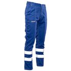 Spodnie robocze Polstar Brixton Classic ABSP z odblaskami, niebieskie