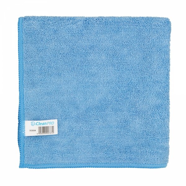 Ściereczka z mikrofibry Clean Pro 40x40, niebieska
