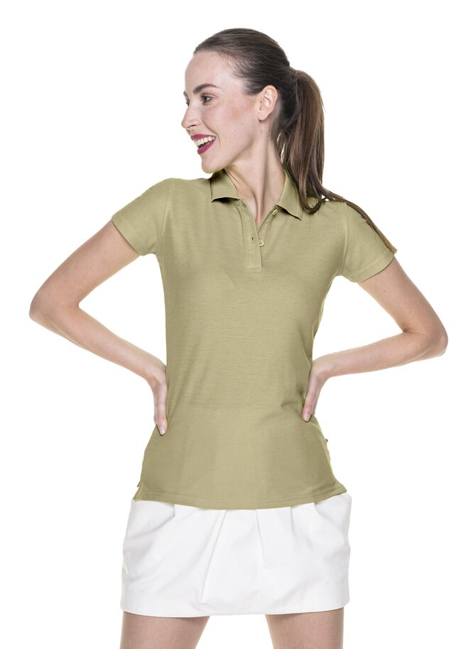 Koszulka damska polo Promostars Ladies' Cotton 42195, beżowa