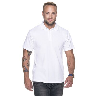 Koszulka polo Promostars Heavy 42180, biała