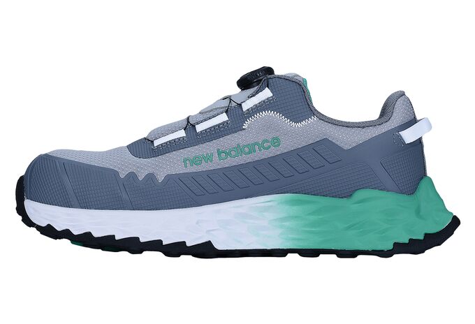 Buty robocze New Balance Cremorne BOA 2E, S3L ESD HRO FO SC SR, szaro-zielone