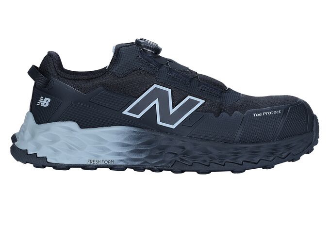 Buty robocze New Balance Cremorne BOA 2E, S3L ESD HRO FO SC SR, czarno-szare