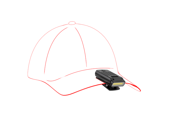 Kompaktowa latarka akumulatorowa Ledlenser W1R Work z klipsem IP54 magnes (502810)