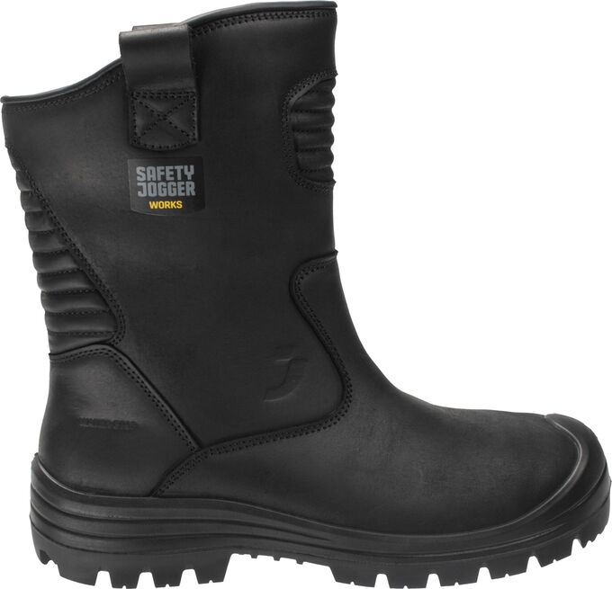 Trzewiki robocze skórzane Safety Jogger Mayon S3S SR SC LG ESD HI CI FO HRO, czarne
