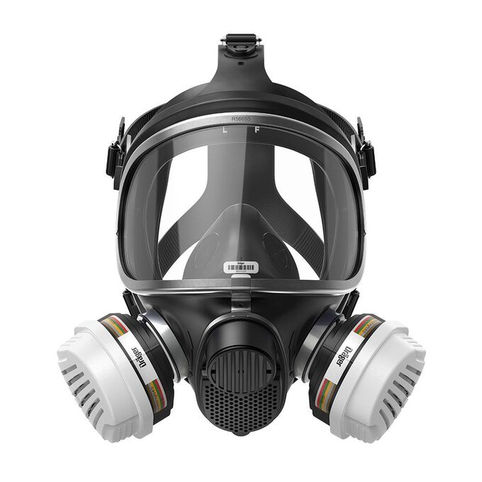 Maska pełnotwarzowa Drager X-plore 5500 EPDM z wizjerem ze szkła Triplex (R 56 655)