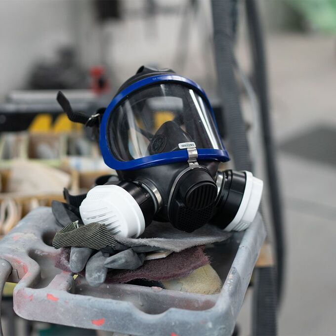 Maska pełnotwarzowa Drager X-plore 5500 EPDM z wizjerem ze szkła Triplex (R 56 655)