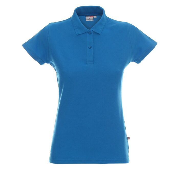Koszulka damska polo Promostars Ladies' Cotton 42195, niebieska