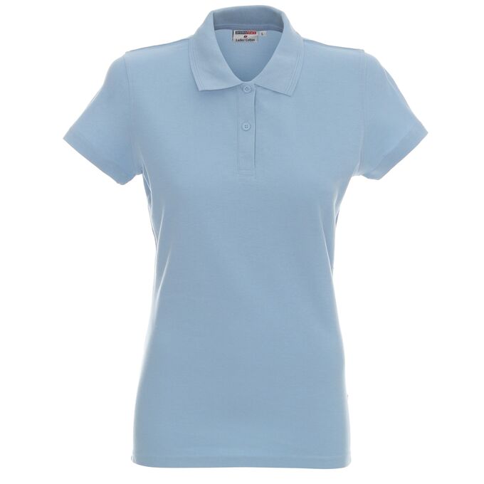 Koszulka damska polo Promostars Ladies' Cotton 42195, jasnoniebieska