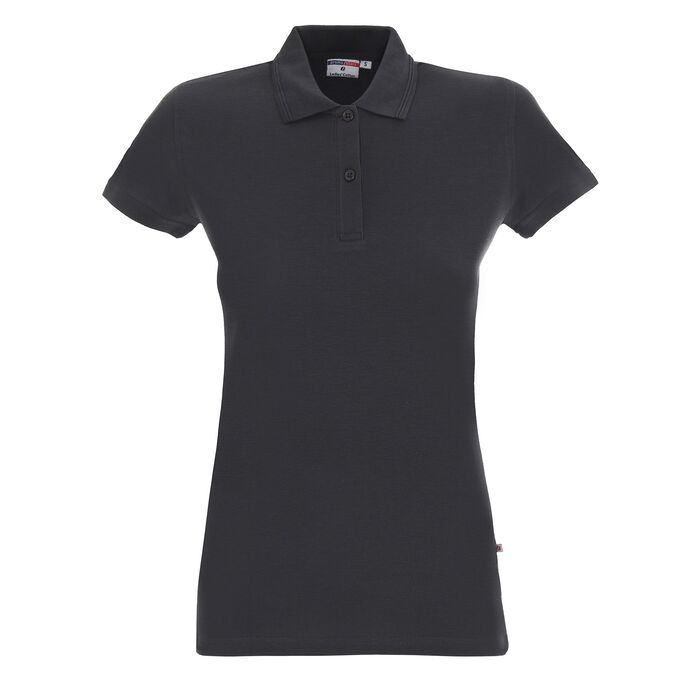 Koszulka damska polo Promostars Ladies' Cotton 42195, szara.