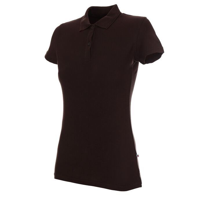 Koszulka damska polo Promostars Ladies' Cotton 42195, ciemnobrązowa