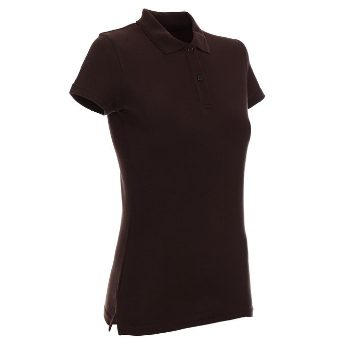 Koszulka damska polo Promostars Ladies' Cotton 42195, ciemnobrązowa
