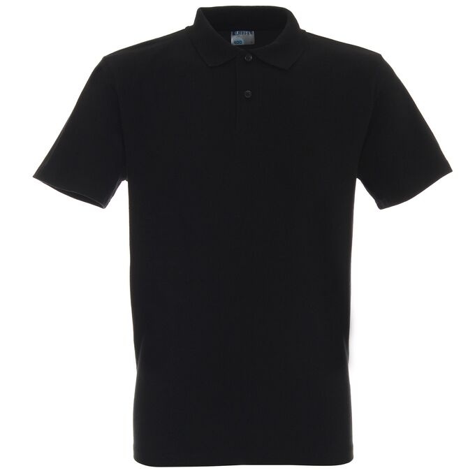 Koszulka męska polo Geffer 400 49000, czarna