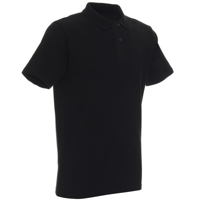 Koszulka męska polo Geffer 400 49000, czarna
