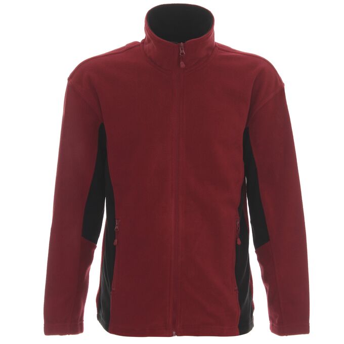 Bluza robocza Promostars Swing 68001, ciemnoczerwono-czarna
